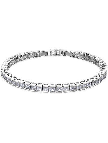 Bracelet Luxenter finition argent et zircone brillante - Zaix