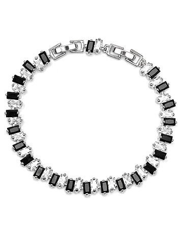 Bracelet Luxenter finition argent et zircone multicolore - Sifrit