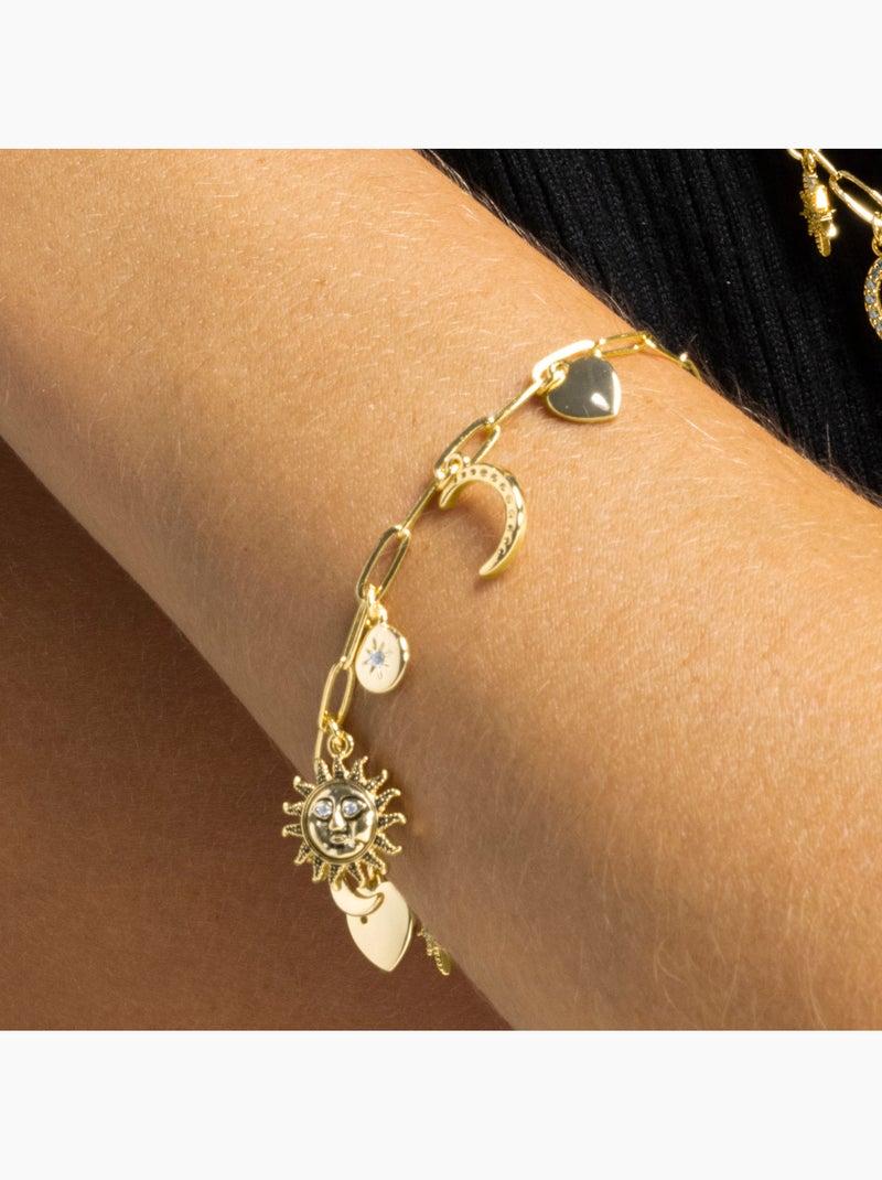 Bracelet Luxenter finition or 18 carats - Nafir Doré/or - Kiabi