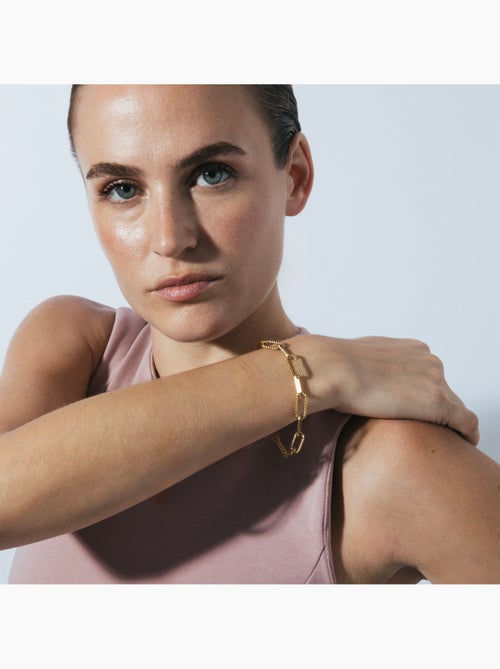 Bracelet Luxenter finition or jaune 18 carats - Emga - Kiabi Bracelet Luxenter finition or jaune 18 carats - Emga - Kiabi