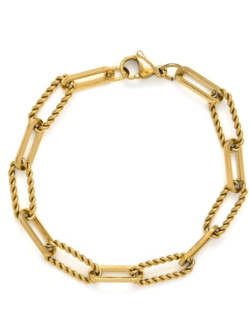 Bracelet Luxenter finition or jaune 18 carats - Emga - Kiabi Bracelet Luxenter finition or jaune 18 carats - Emga - Kiabi