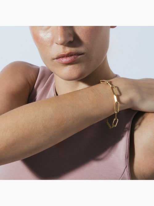 Bracelet Luxenter finition or jaune 18 carats - Emga - Kiabi Bracelet Luxenter finition or jaune 18 carats - Emga - Kiabi