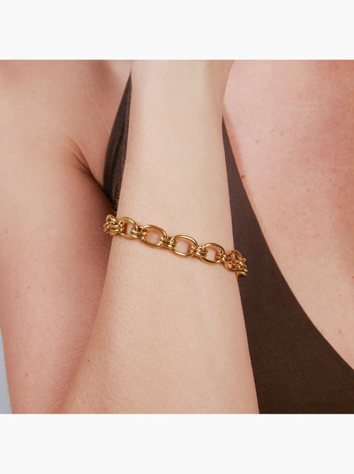 Bracelet Luxenter finition or jaune 18 carats - Hataj - Kiabi Bracelet Luxenter finition or jaune 18 carats - Hataj - Kiabi