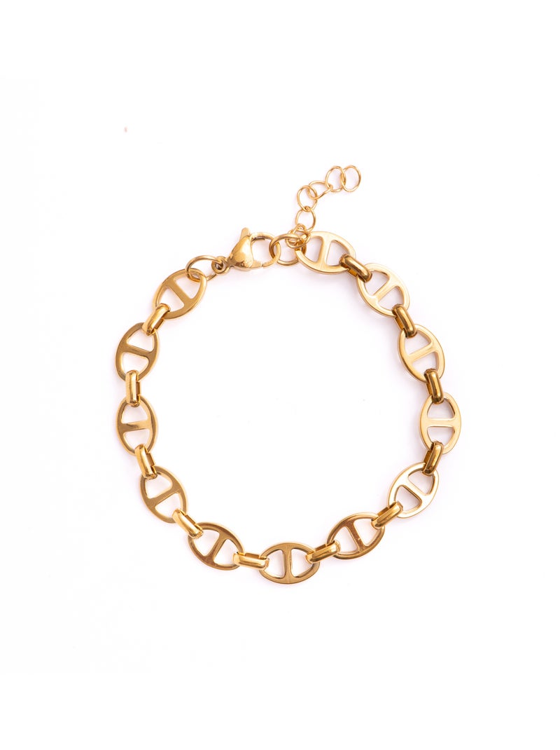 Bracelet Luxenter finition or jaune 18 carats - Kisa Doré/or - Kiabi