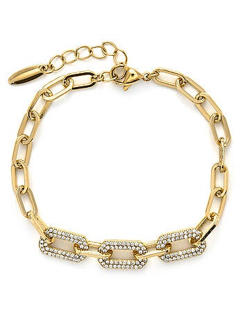 Bracelet Luxenter finition or jaune 18 carats - Nelith