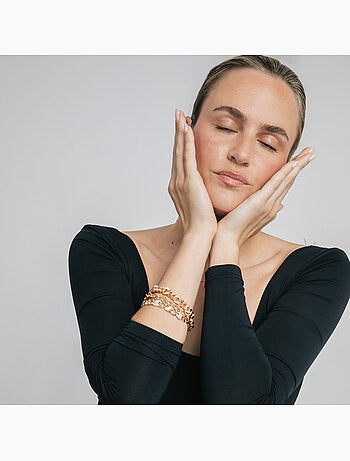 Bracelet Luxenter finition or jaune 18 carats - Tanhio