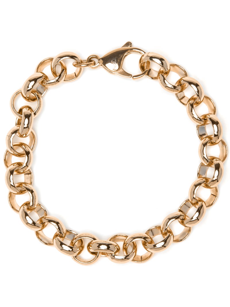 Bracelet Luxenter finition or jaune 18 carats et zircone brillante - Rydal Argent - Kiabi