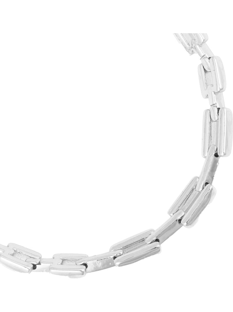 Bracelet Luxenter finition rhodiée - Figor Gris - Kiabi