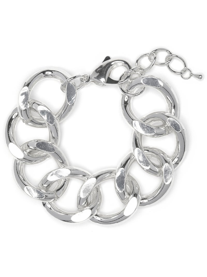 Bracelet Luxenter finition rhodiée - Moba Gris - Kiabi