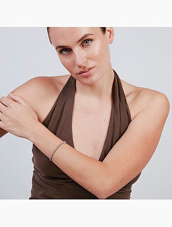 Bracelet Luxenter finition rhodium - Dahdan