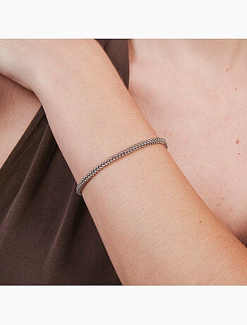 Bracelet Luxenter finition rhodium - Dahdan