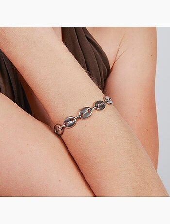 Bracelet Luxenter finition rhodium - Forbek