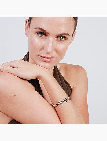 Bracelet Luxenter finition rhodium - Forbek