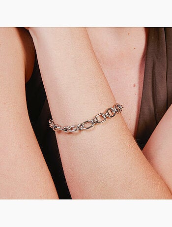 Bracelet Luxenter finition rhodium - Hataj