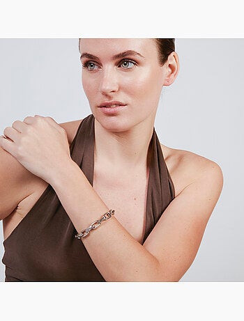 Bracelet Luxenter finition rhodium - Hexlo
