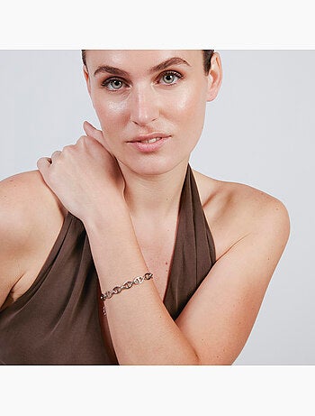 Bracelet Luxenter finition rhodium - Kisa