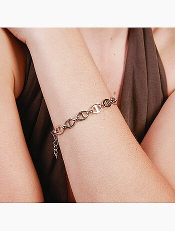 Bracelet Luxenter finition rhodium - Kisa