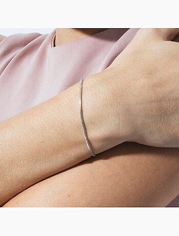 Bracelet Luxenter finition rhodium - Liwani