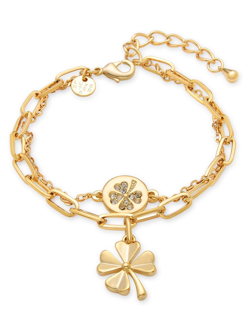 Bracelet Luxenter Flower finition or Argent - Kiabi