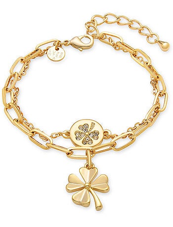 Bracelet Luxenter Flower finition or