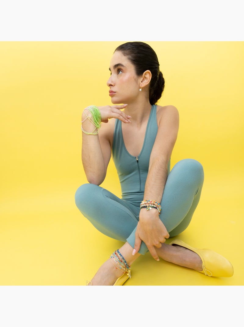 Bracelet Luxenter Halok et plaqué or 18k Multicolore - Kiabi