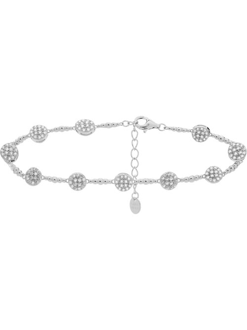 Bracelet Luxenter inajwa en argent 925 et zircon brillant avec finition rhodiée - Kiabi Bracelet Luxenter inajwa en argent 925 et zircon brillant avec finition rhodiée - Kiabi