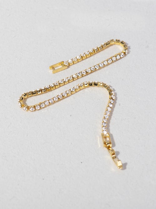 Bracelet Luxenter Kayla en or jaune 18 carats - Kiabi
