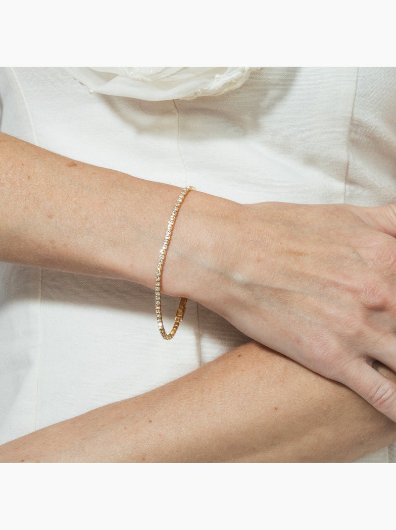 Bracelet Luxenter Kayla et plaqué or 18k Argent - Kiabi