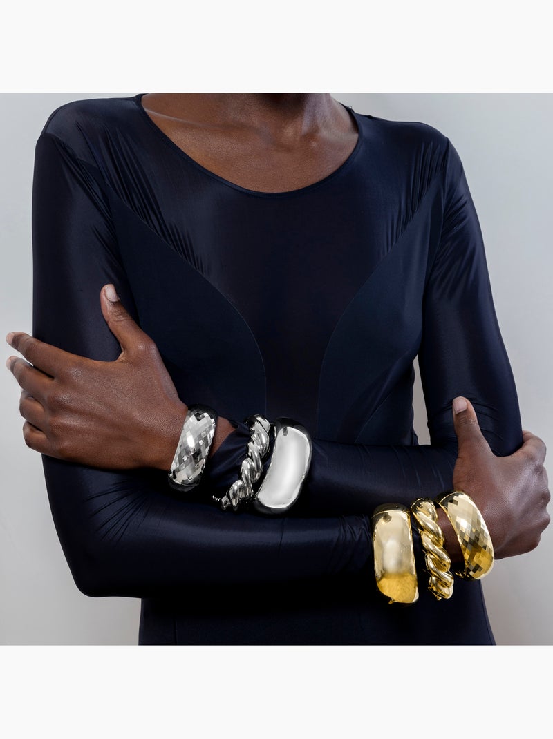 Bracelet Luxenter Konth fini en rhodium. Gris - Kiabi