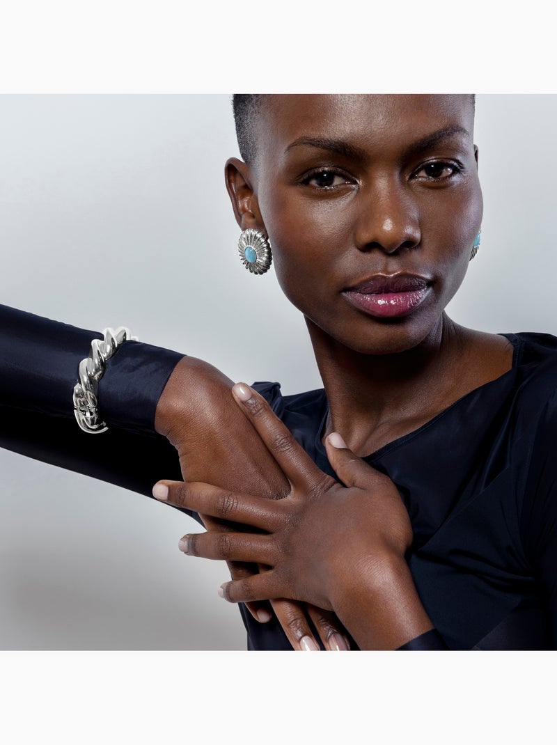 Bracelet Luxenter Konth fini en rhodium. Gris - Kiabi