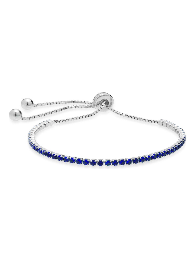 Bracelet Luxenter Leythor en argent 925 Bleu - Kiabi
