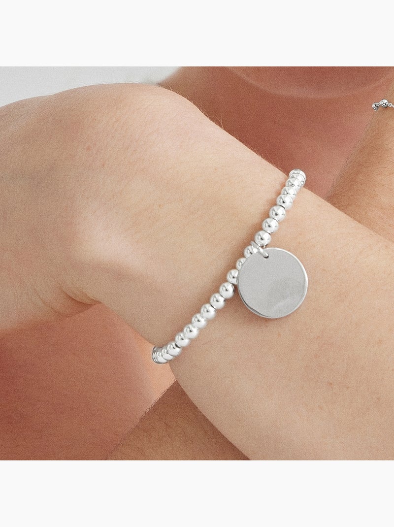Bracelet Luxenter Nakko en argent 925 et hématite rhodiée Argent - Kiabi