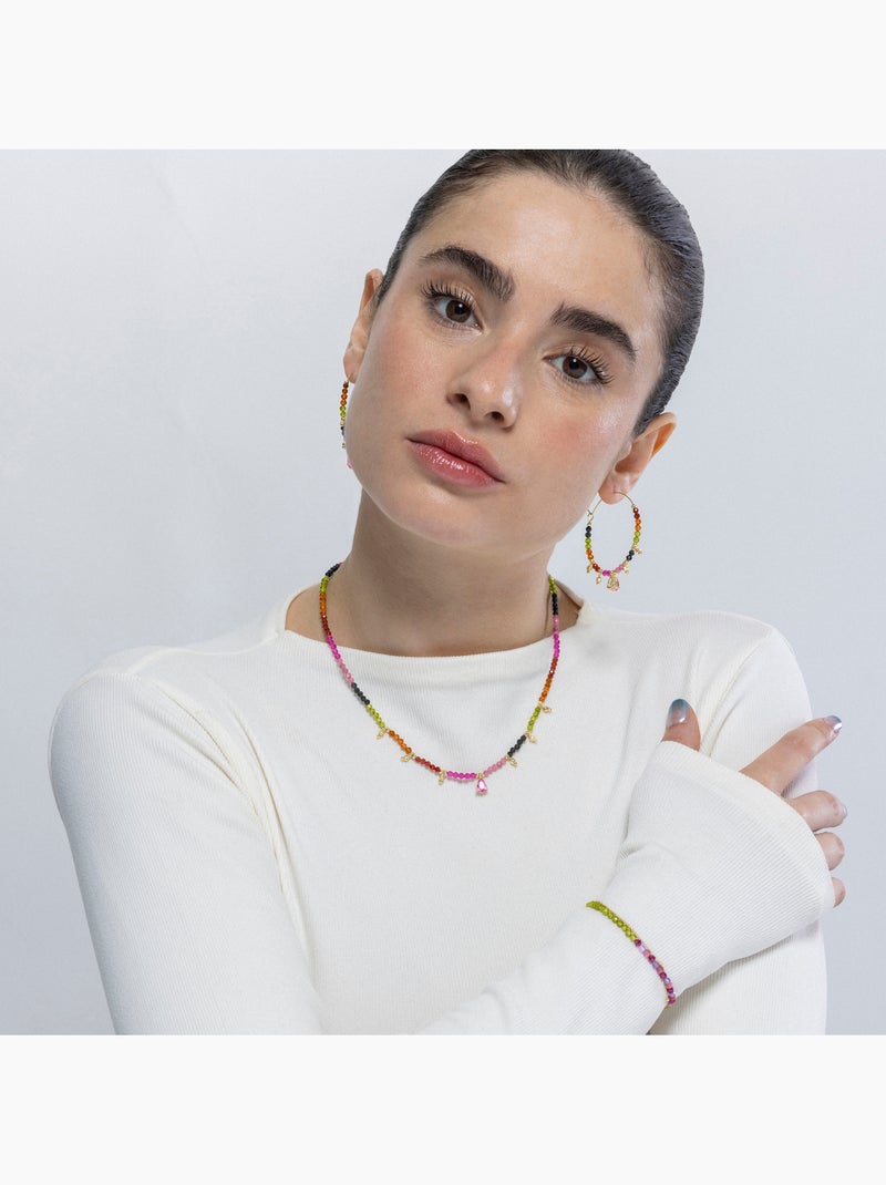 Bracelet Luxenter Neros en argent 925 Vert - Kiabi