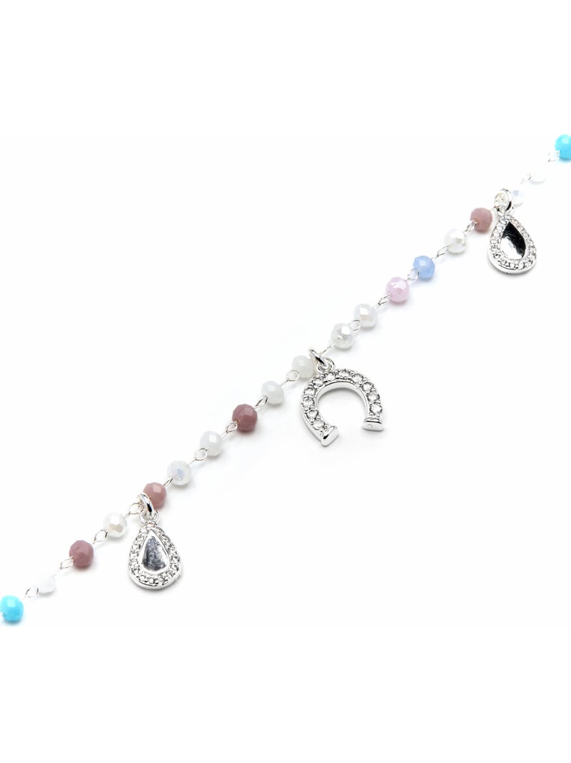 Bracelet Luxenter Neusne Argent 925 Bleu - Kiabi