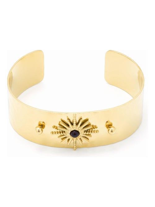 Bracelet Luxenter Onyx fini et plaqué or 18k - Nepai - Kiabi