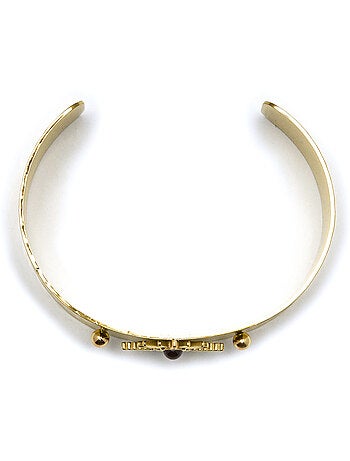Bracelet Luxenter Onyx fini et plaqué or 18k - Nepai