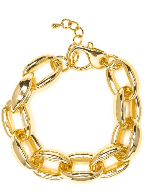 Bracelet Luxenter plaqué or jaune 18 carats - Classroom - Kiabi