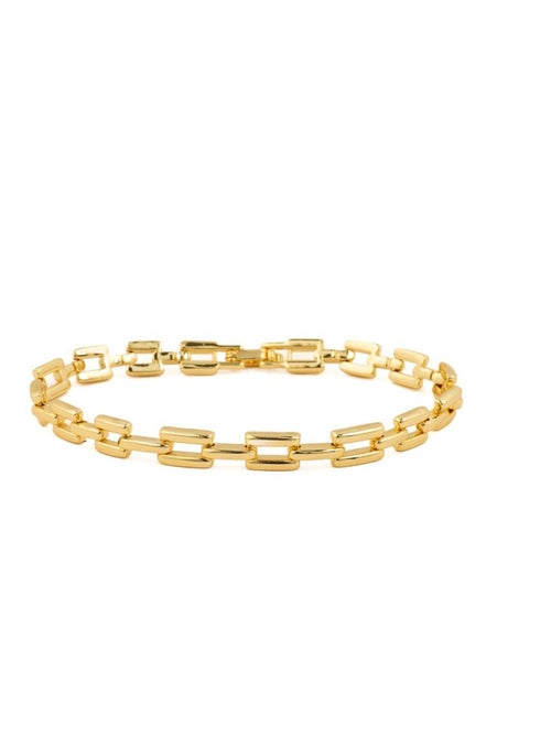 Bracelet Luxenter plaqué or jaune 18 carats - Figor - Kiabi