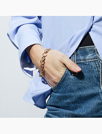 Bracelet Luxenter plaqué or jaune 18 carats - Jublex