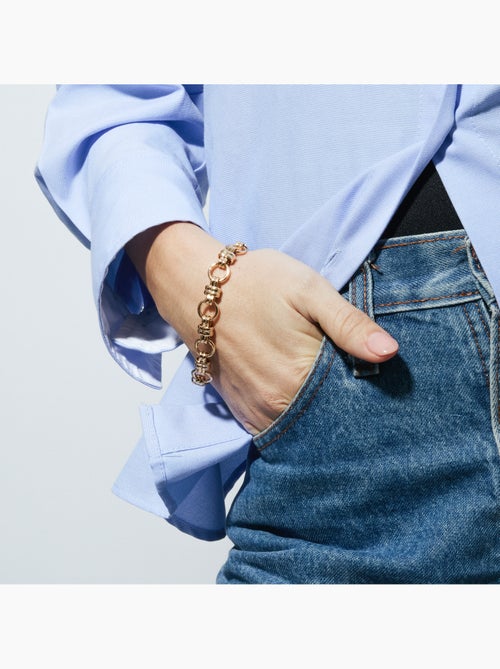 Bracelet Luxenter plaqué or jaune 18 carats - Jublex - Kiabi