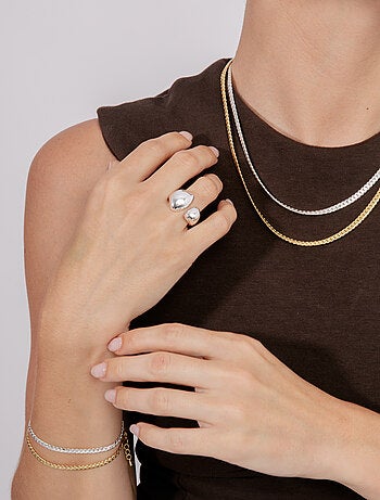 Bracelet Luxenter plaqué or jaune 18 carats - Nanja