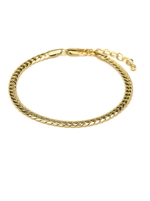 Bracelet Luxenter plaqué or jaune 18 carats - Nanja - Kiabi