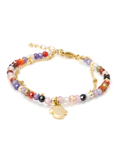 Bracelet Luxenter Raxsu en or jaune 18 carats - Kiabi