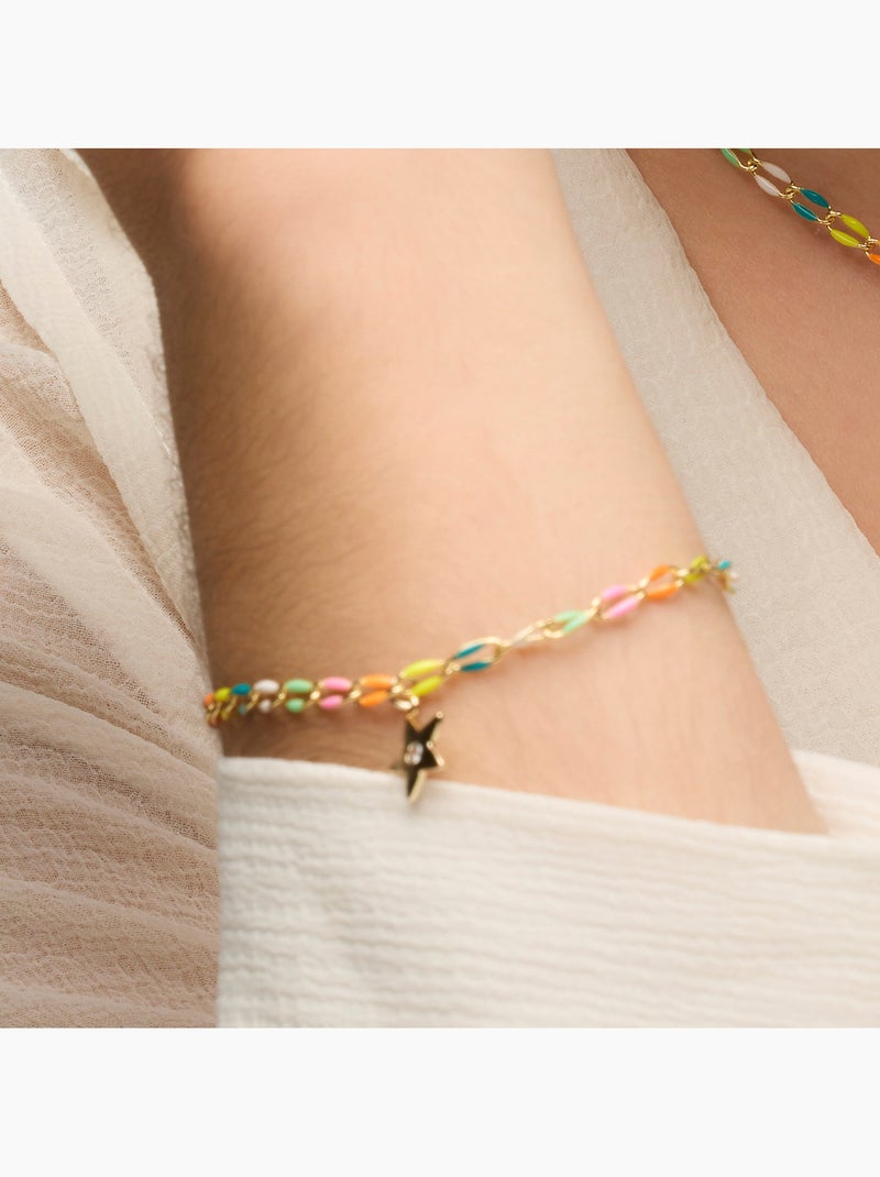 Bracelet Luxenter Saukha Argent 925 Multicolore - Kiabi