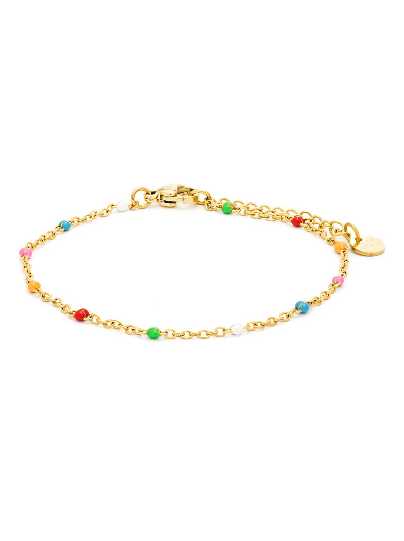 Bracelet Luxenter Ukdra en or jaune 18 carats Multicolore - Kiabi