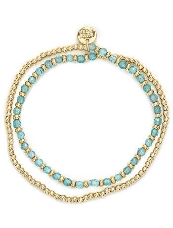 Bracelet Luxenter Zira et plaqué or 18k