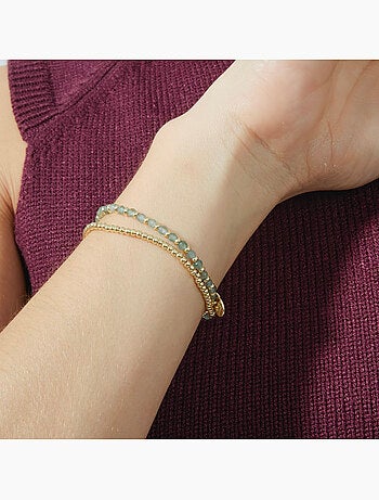 Bracelet Luxenter Zira et plaqué or 18k
