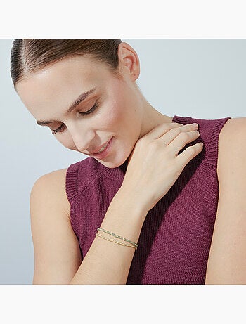 Bracelet Luxenter Zira et plaqué or 18k