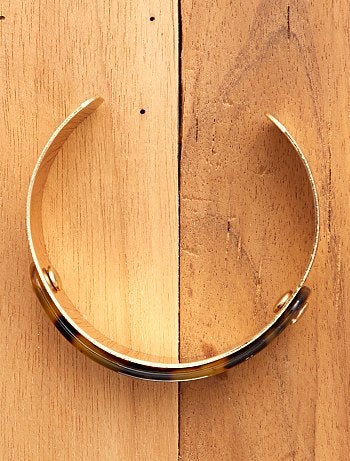 Bracelet manchette 'écaille' - Kiabi