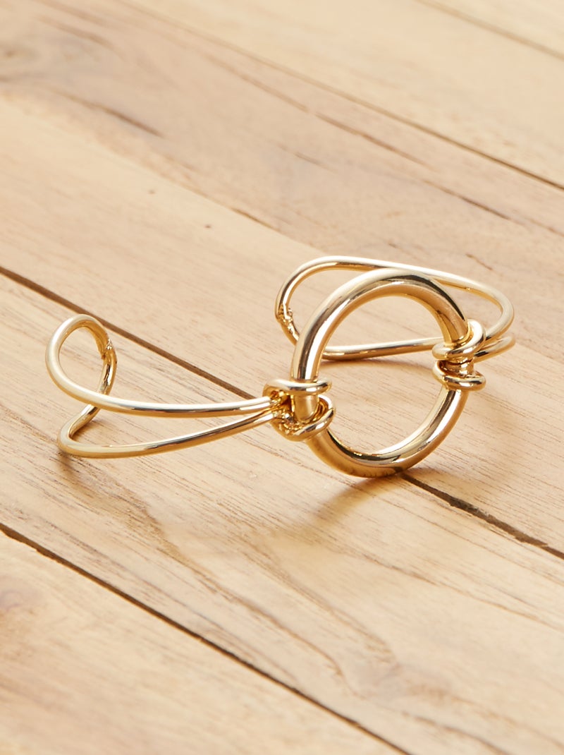 Bracelet ovale or - Kiabi